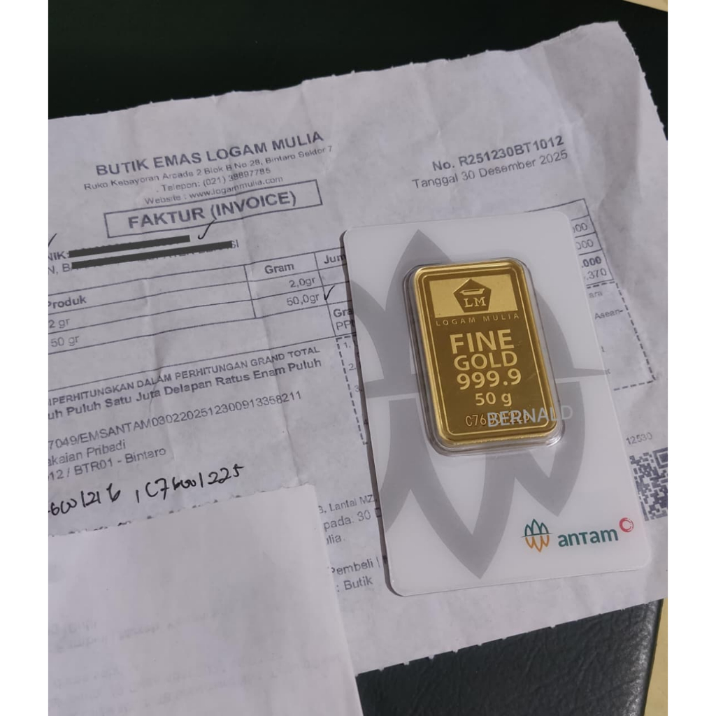 Emas Antam 50 gram 2026