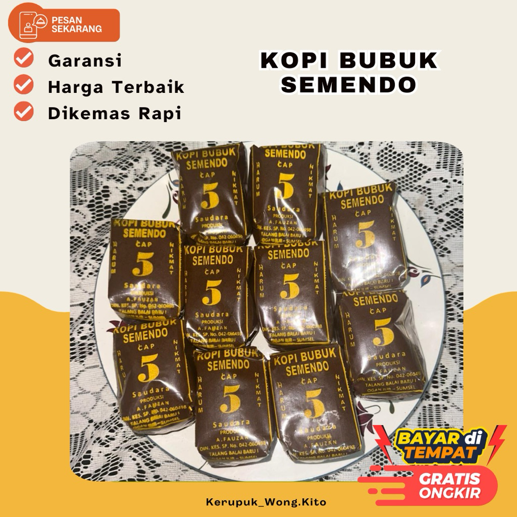 Kopi Bubuk Semendo Asli Palembang