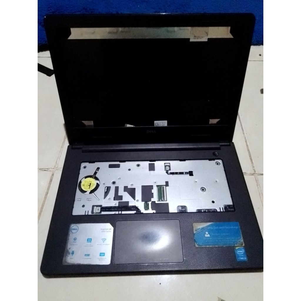 casing,kesing DELL INSPIRON14 3000 series (FULLSET)MULUS,KEKER GARANSI co2k untuk mesin (3458/3453/3