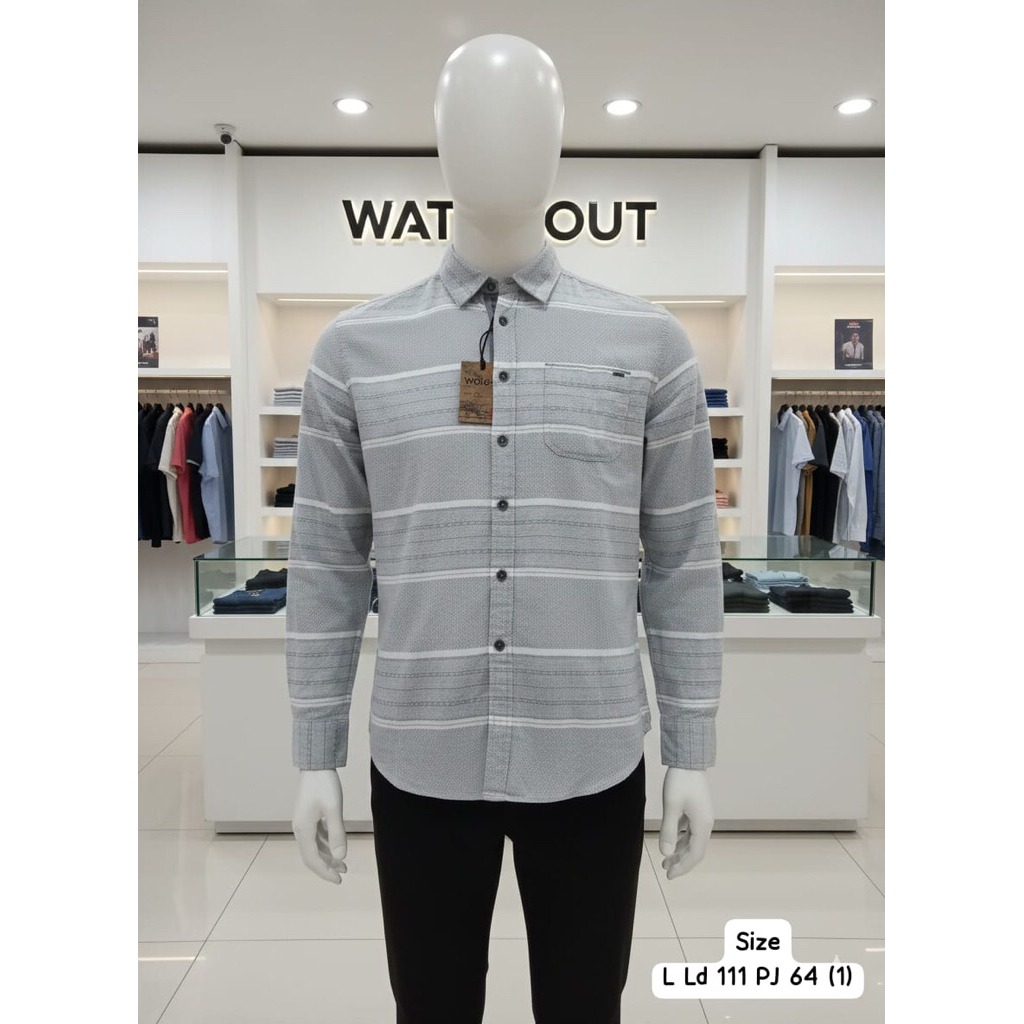 KEMEJA Koko Watchout lengan panjang dan pendek