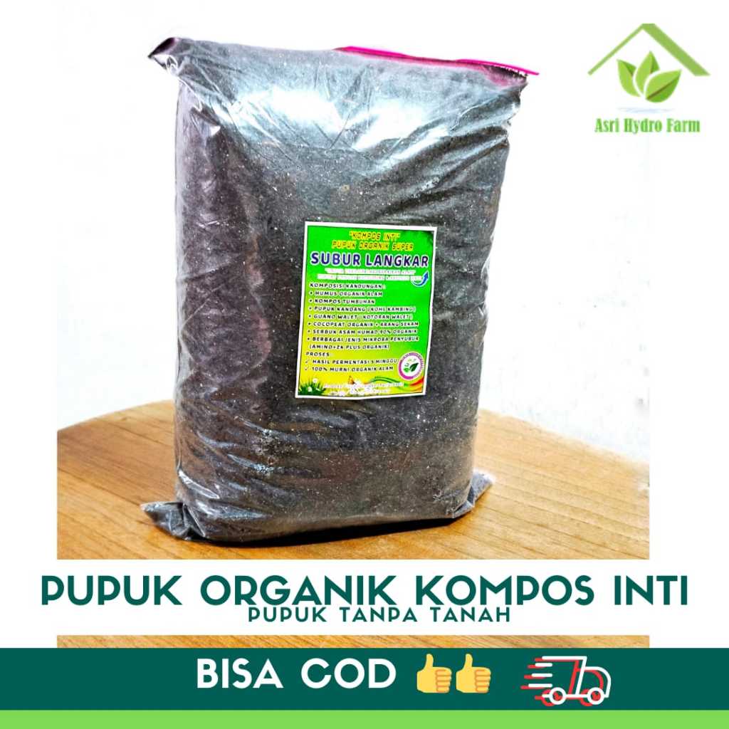 KOMPOS PUPUK ORGANIK KOMPOS INTI 100% ORGANIK