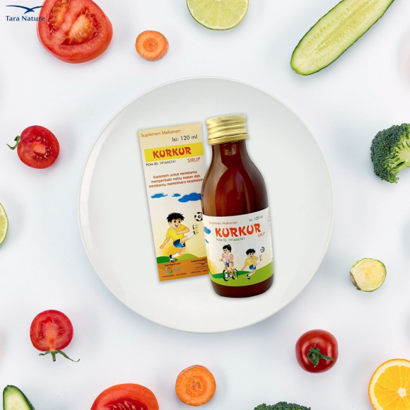 KURKUR SIRUP 120 ML Vitamin Anak untuk Kesehatan Pencernaan