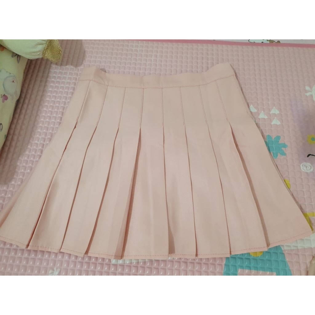 preloved rok skort wanita tennis skirt rok celana pink