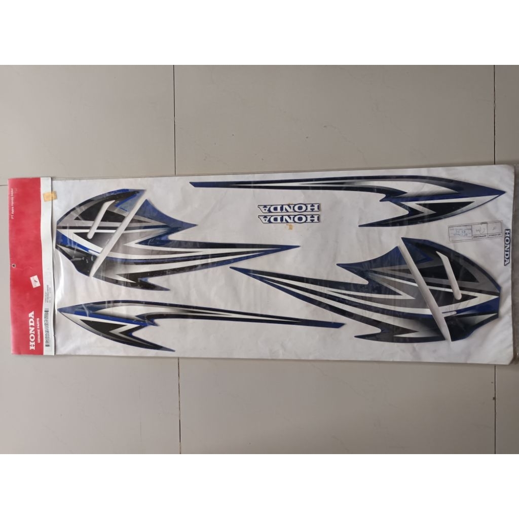 stripping stiker tiger lama full biru 2005 ori baru fullset