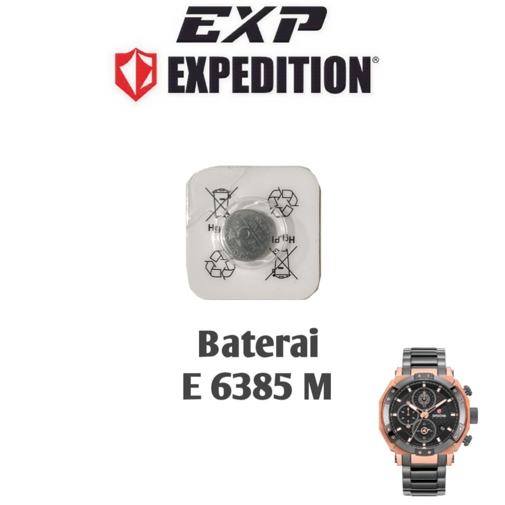 Baterai Jam Tangan Expedition Type E 6385 M