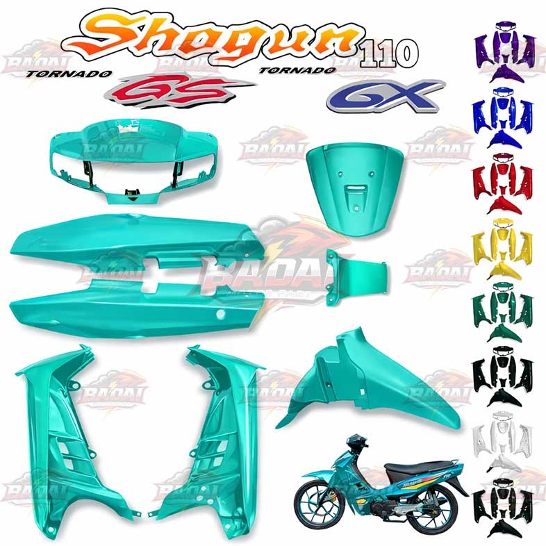 Full Body Shogun Kebo 110 Body Full Set Tornado GS GX Shogun Kebo All Warna