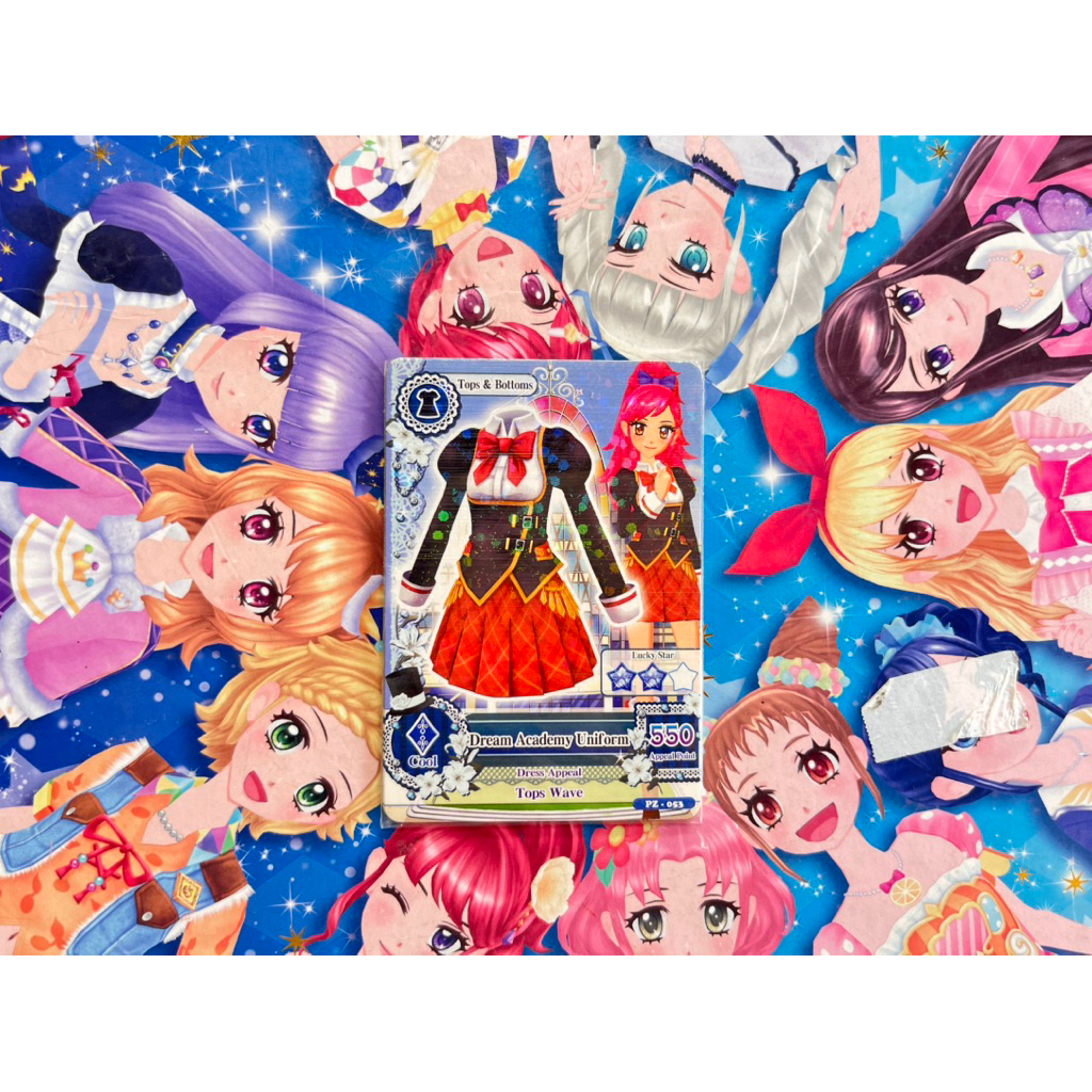 Kartu Aikatsu Dream Academy Uniform Seira Otoshiro Kii Saegusa Free ID Card Promotion Biru Original 