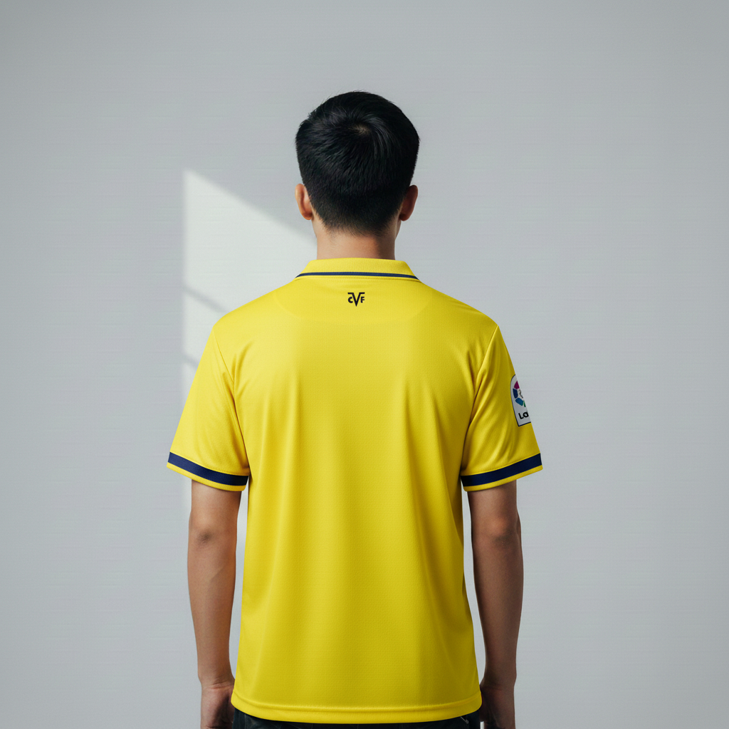 ATHLETIC SPORTWEAR - Jersey Vintage Bola Fantasy Villareal Home 2019-2020 Fullprinting Casual - Atas