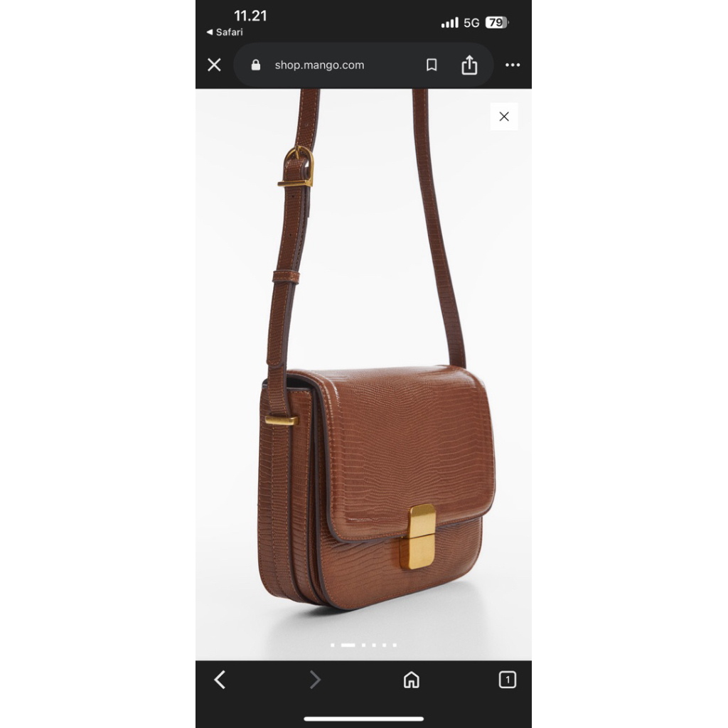 PRELOVED Mango Flap Bag