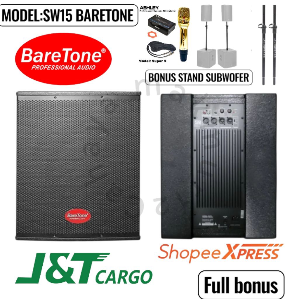 Subwoofer Baretone sw15 baretone 15 inch Sw original
