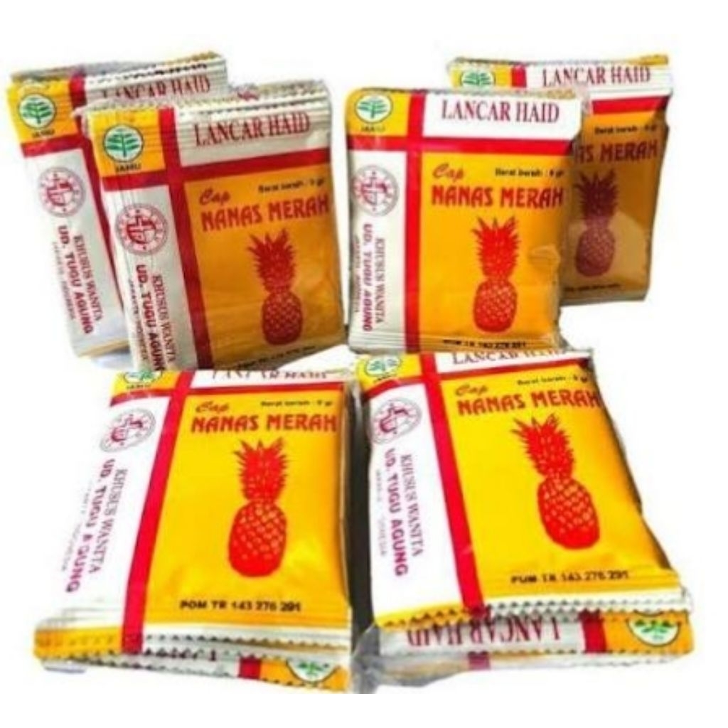 Jamu C4p nanas merah Original 10pcs
