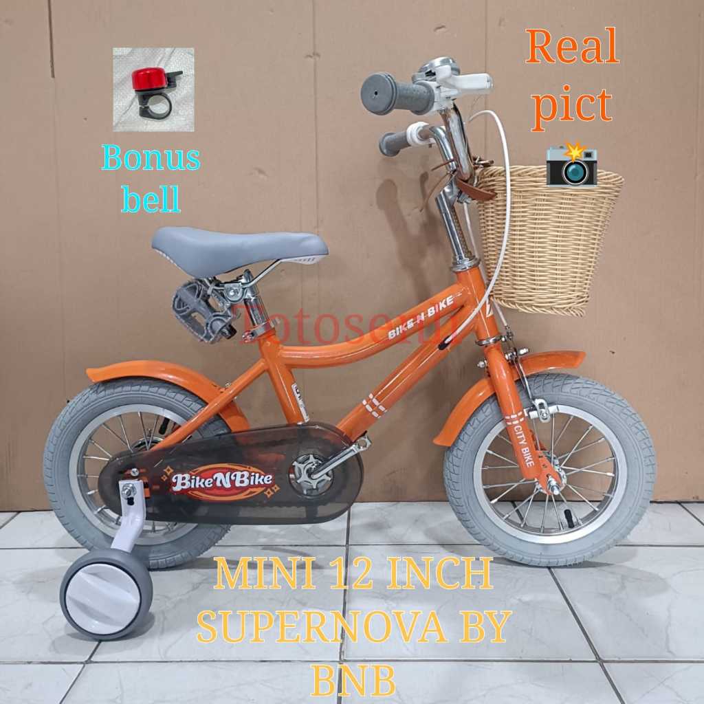 sepeda anak mini 12 inch supernova by bnb bike / mini 12 inch teddy by bnb bike