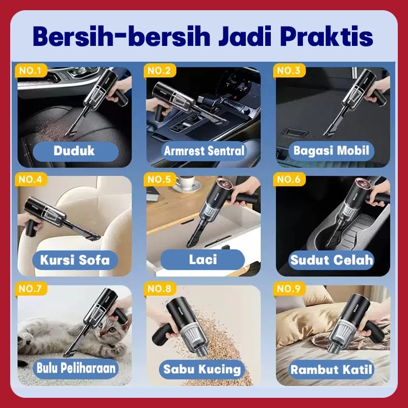 Hot Product Panasonic Vacuum Cleaner Portable 5 In 1 Home Penyedot Debu Portable Alat Penyedot Debu