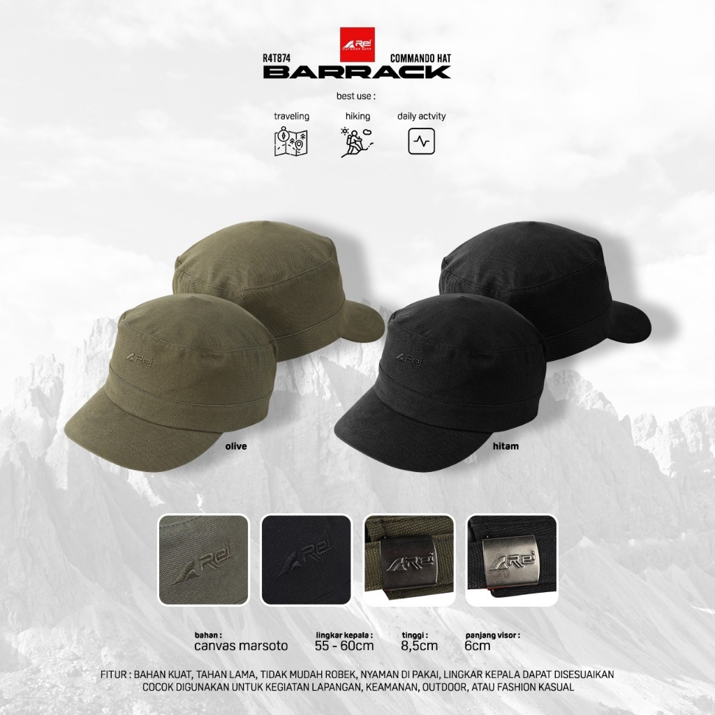 Topi / Commando Hat Barrack Arei Outdoorgear