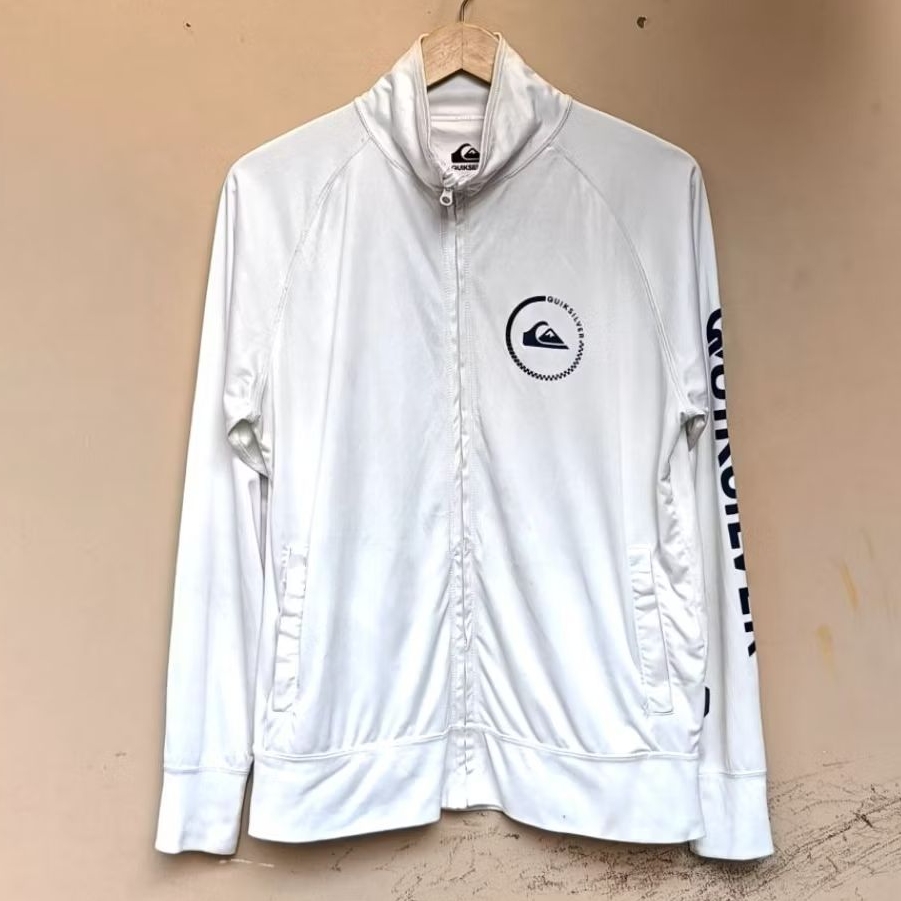Rashguard quiksilver surfwear vintage white