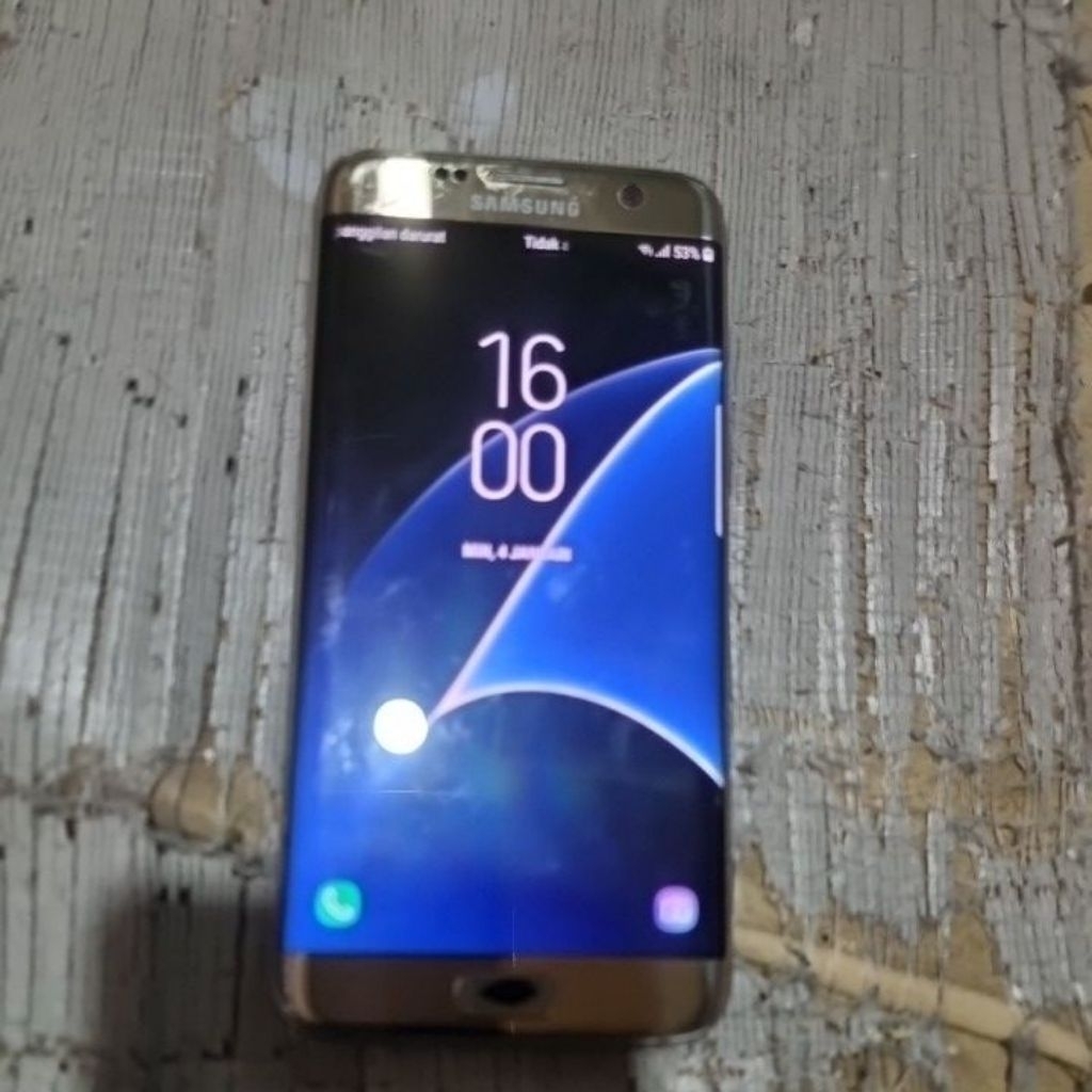 unit only Samsung S7 edge ex sein 4/128 minus shadow tipis