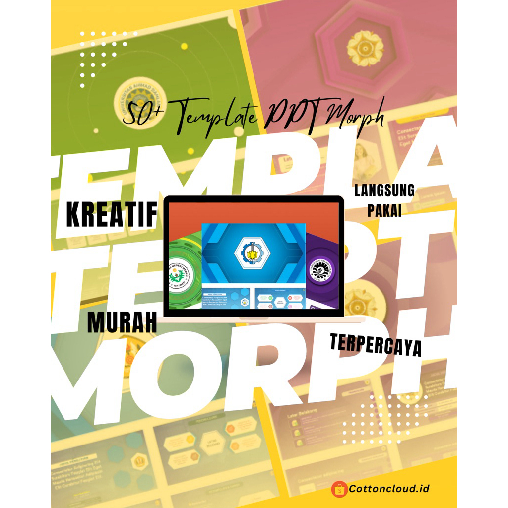 Template PPT MORPH || Desain aesthetic & Mudah dipakai