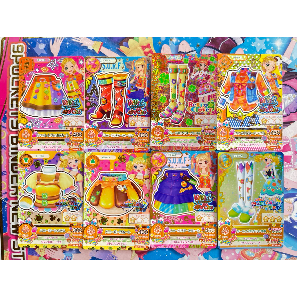 Kartu Aikatsu Pop Jepang Satuan Hinaki Shinjo Kokone Kurisu Mikuru Natsuki Kii Saegusa Honey Cancer 