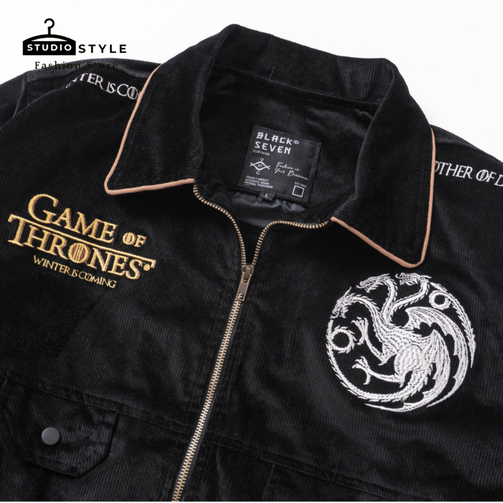 Jaket Corduroy Game of Thrones Original Blackseven | Jaket Pria Premium GOT