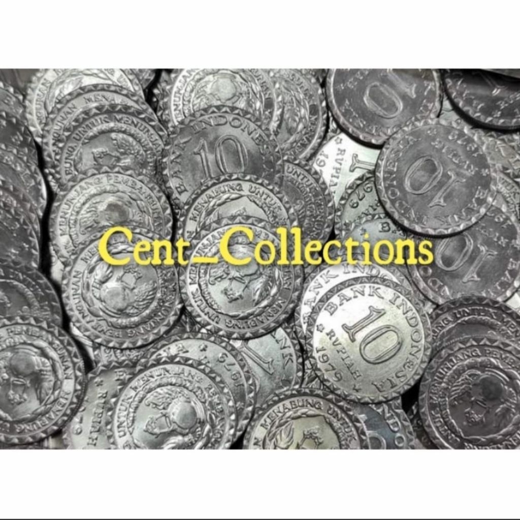uang kuno koin 10 rupiah Tabanas