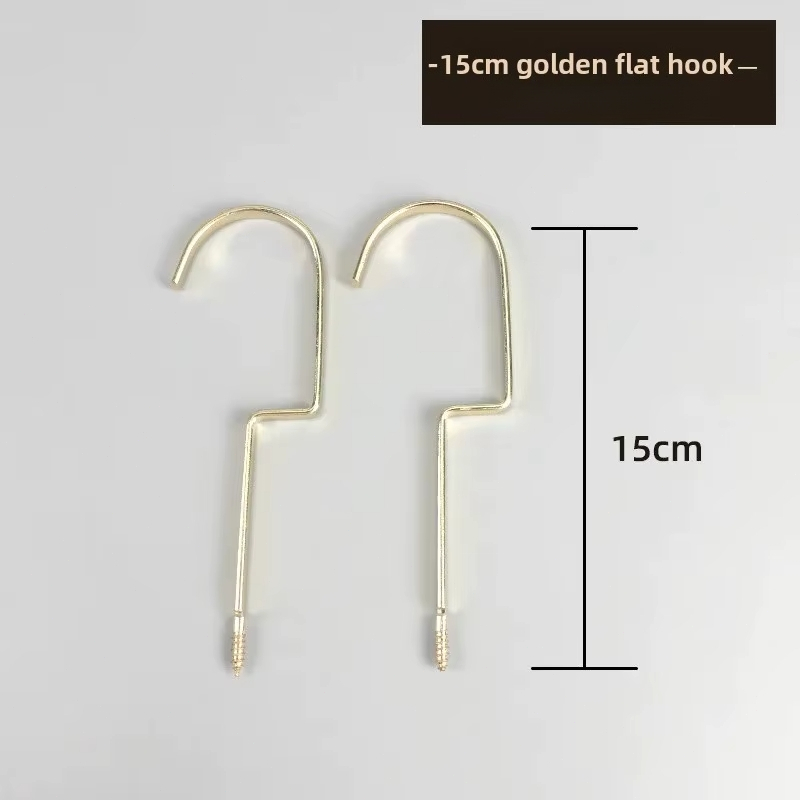 10PCS 15CM Hook Hanger Gold Huk Emas Gepeng / Hook Hanger Gold Silver