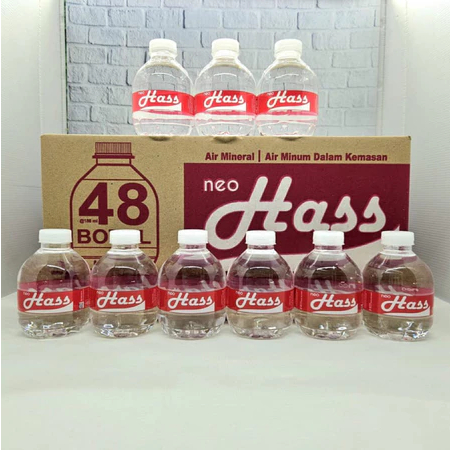 AIR MINERAL HASS MINI BOTOL 188ML DUS ISI 48 BOTOL