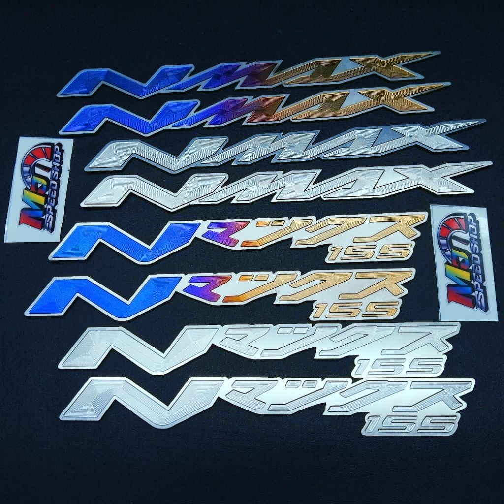 emblem body NMAX/logo Body NMAX ORIGINAL TITANIUM VIETNAM