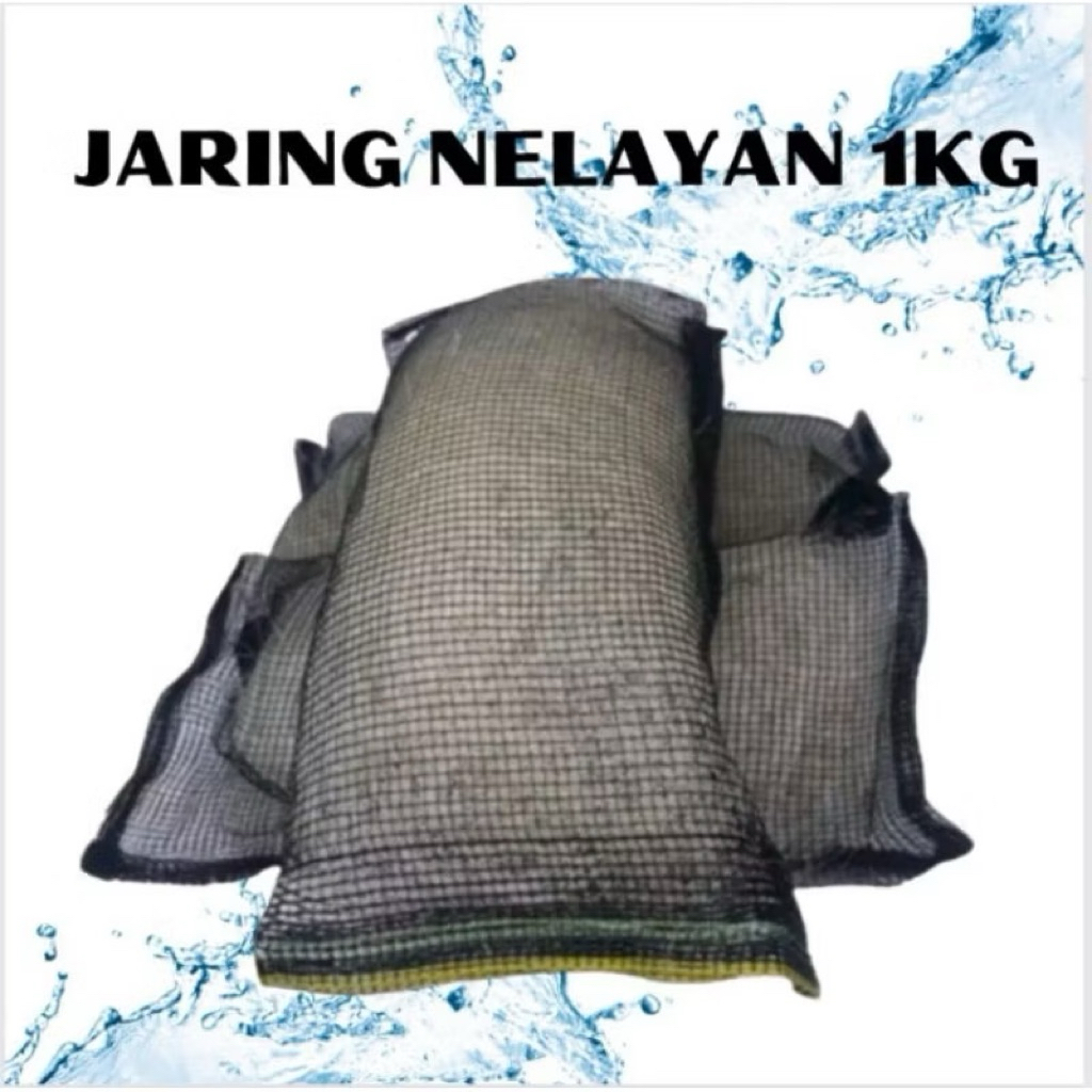 Media filter Kolam Aquarium JARING NELAYAN 1KG/500gr/200gr
