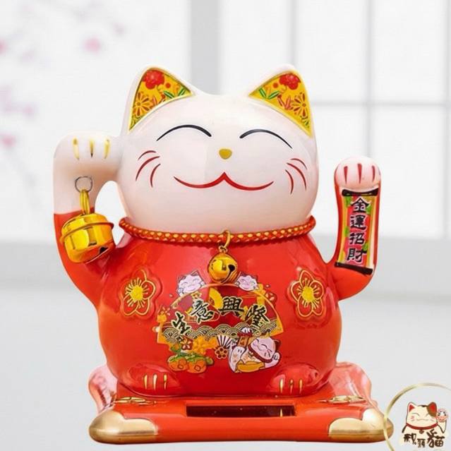 TERMURAH PATUNG MANEKI NEKO GERAK TANGAN WARNA WARNI KUCING PEMBAWA HOKI