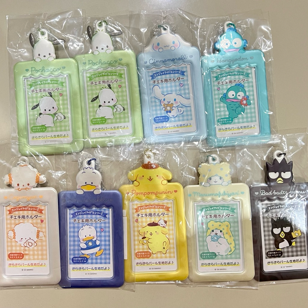 photocard holder sanrio pvc pc holder japan official hangyodon cinnamoroll pochacco pompompurin cogi