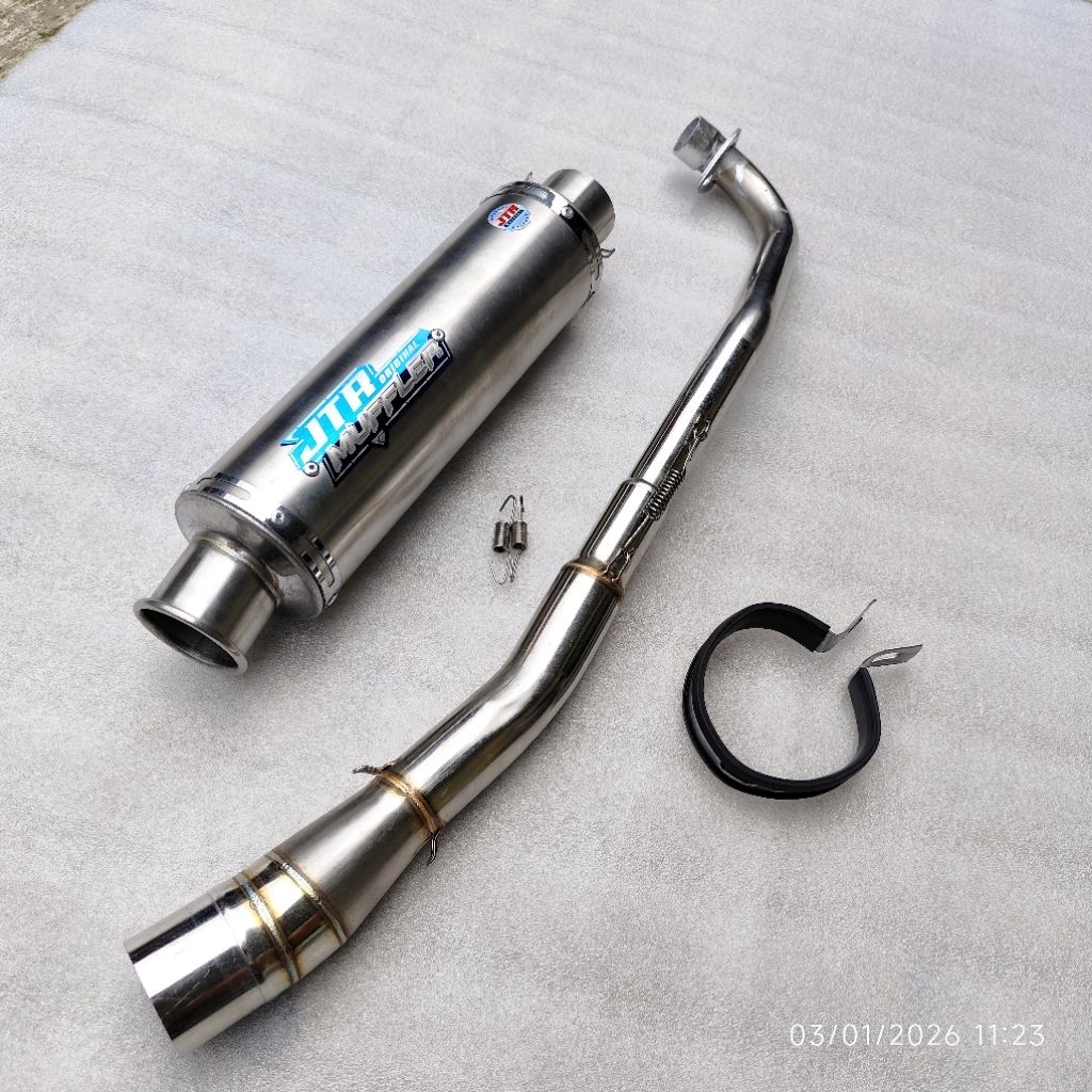 Knalpot racing Supra x 125 Supra Fit supra x 100 Revo absolut Fit blade kharisma jupiter z Jupiter z