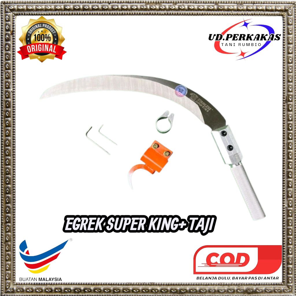 EGREK SUPER KING STENLIS + TAJI ORIGINAL MALAYSIA