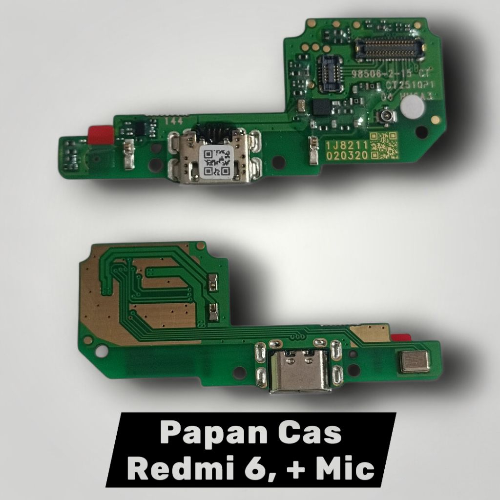 Konektor Charger Redmi 6 Redmi 6A + Mic