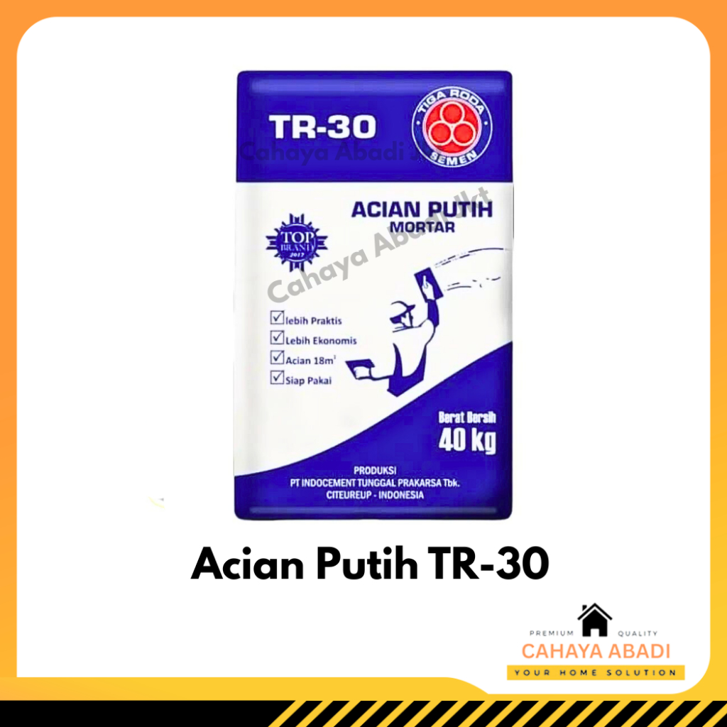 SEMEN ACIAN PUTIH TR30 3RODA 40Kg