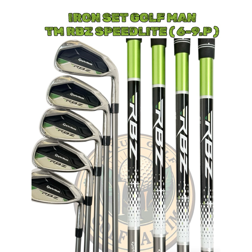 Stick Golf Iron Set Taylormade RBZ Spedlite Shaft Graphite Flek Reguler Second Original