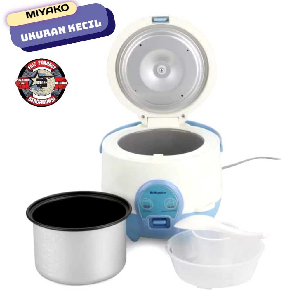 Magic Com Mini Miyako MCM 606 A Rice Cooker 0.6 Liter - 3in1 Magic Warmer Plus magic com