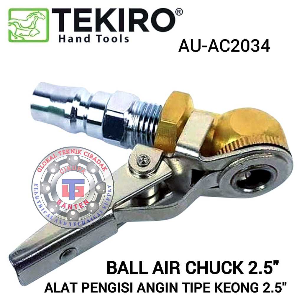 Isian Angin Tekiro Model Keong 2.5" - Ball Air Chuck Tekiro 2.5"