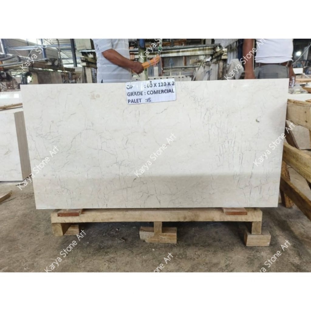 Marmer Lantai 120x60 | Lantai Marmer Ujung Pandang | Marmer White Ujung Pandang | Batu Marmer Lantai