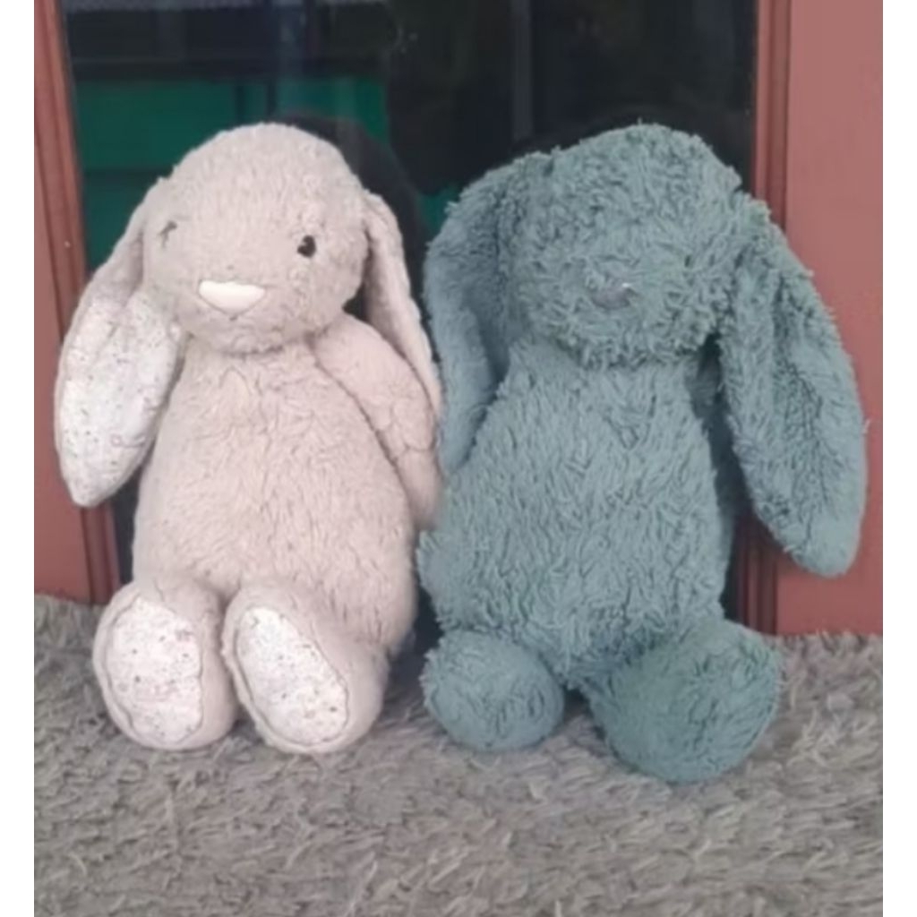 Boneka Kelinci ORI BRAND Jellycat JC Jelly Cat Bunny Coksu Hijau RARE |