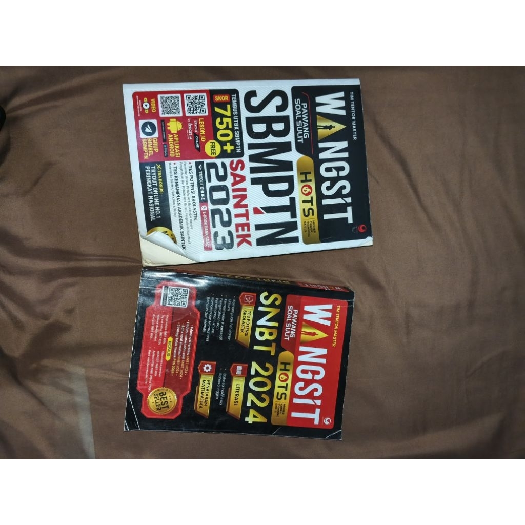 preloved buku wangsit hots utbk 2024 & 2023