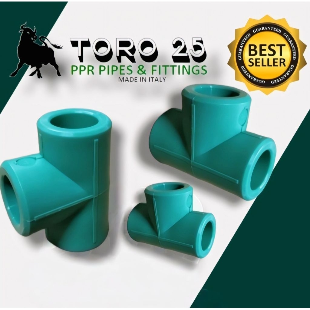 Tee PPR TORO 1/2 inch Equal Tee PPR 20mm T PPR 20 mm T PPR TORO 0.5 inch