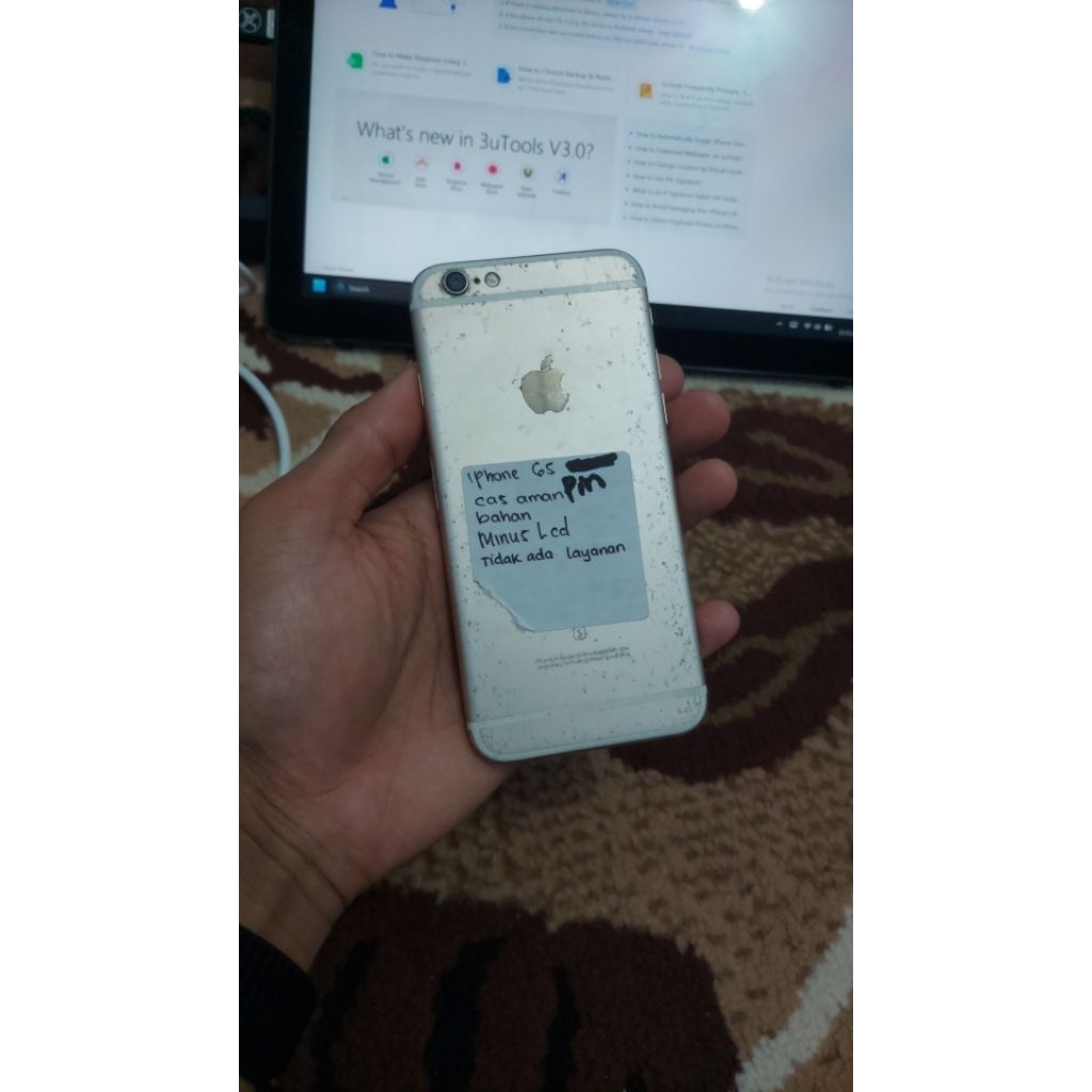 iphone 6s hidup posisi pin passcode