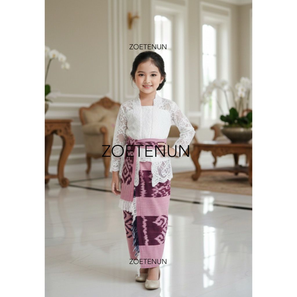 ZOE KAMEN ANAK ATAU ROK PEREMPUAN TINKI - kamen anak cewe tenun belanket / rok sepan anak / baju ada