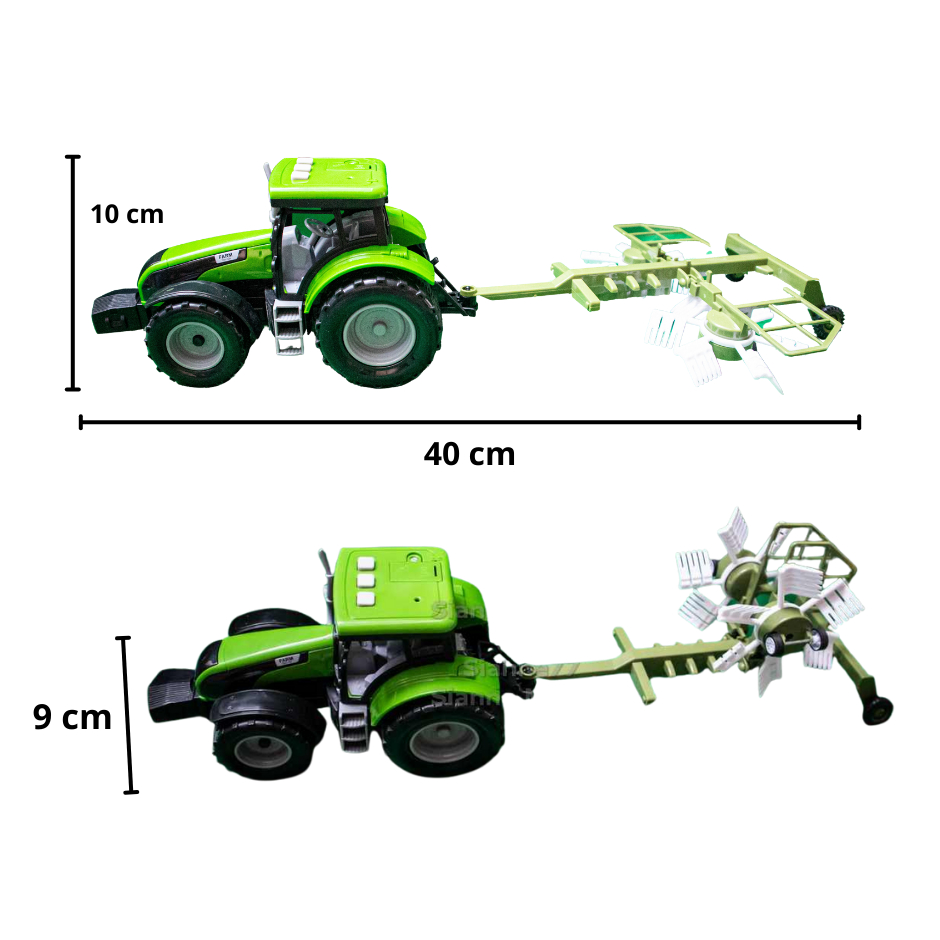 MAINAN TRUK TRAKTOR PEMBAJAK BAJAK TANAH - MOBIL-MOBILAN Traktor Sawah