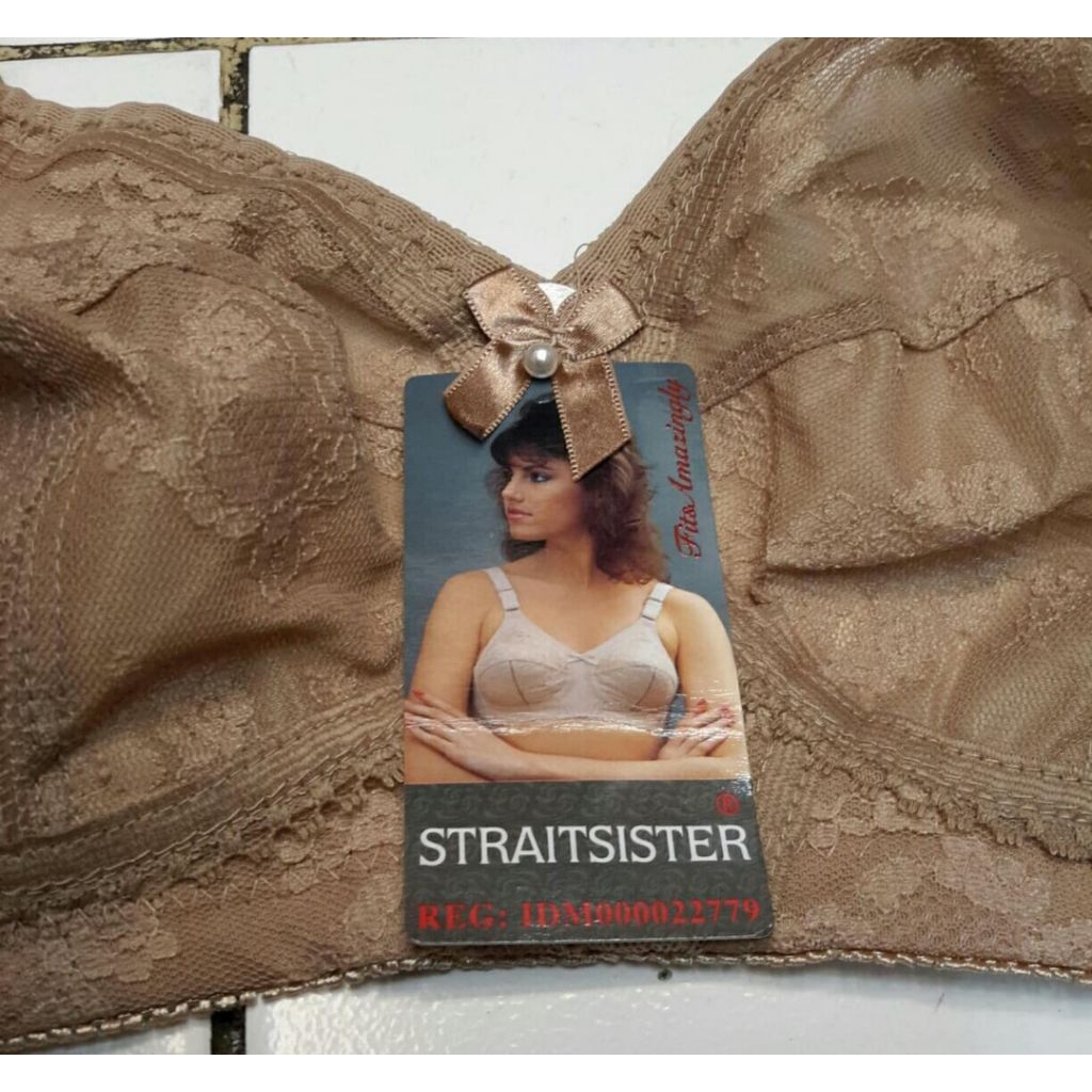 Bra/Bh STRAIT SISTER ORIGINAL ,ORI ,tanpa busa tanpa kawat kait 2 kualitas terbaik