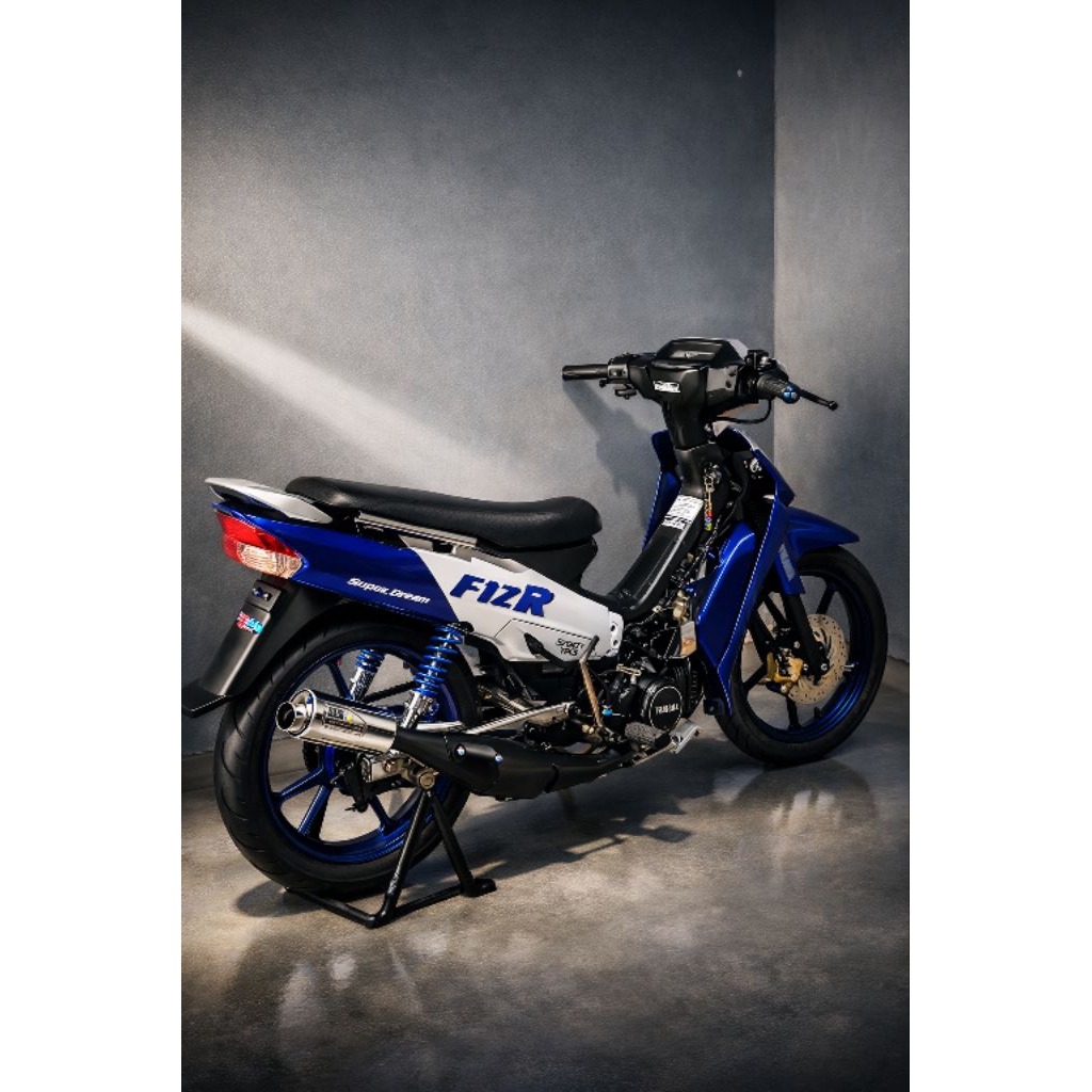 Stiker Lis STRIPING  Standar Ori Yamaha FIZR Fizr MARLBORO Biru  II STRIPING STIKER  F1ZR Marboro St