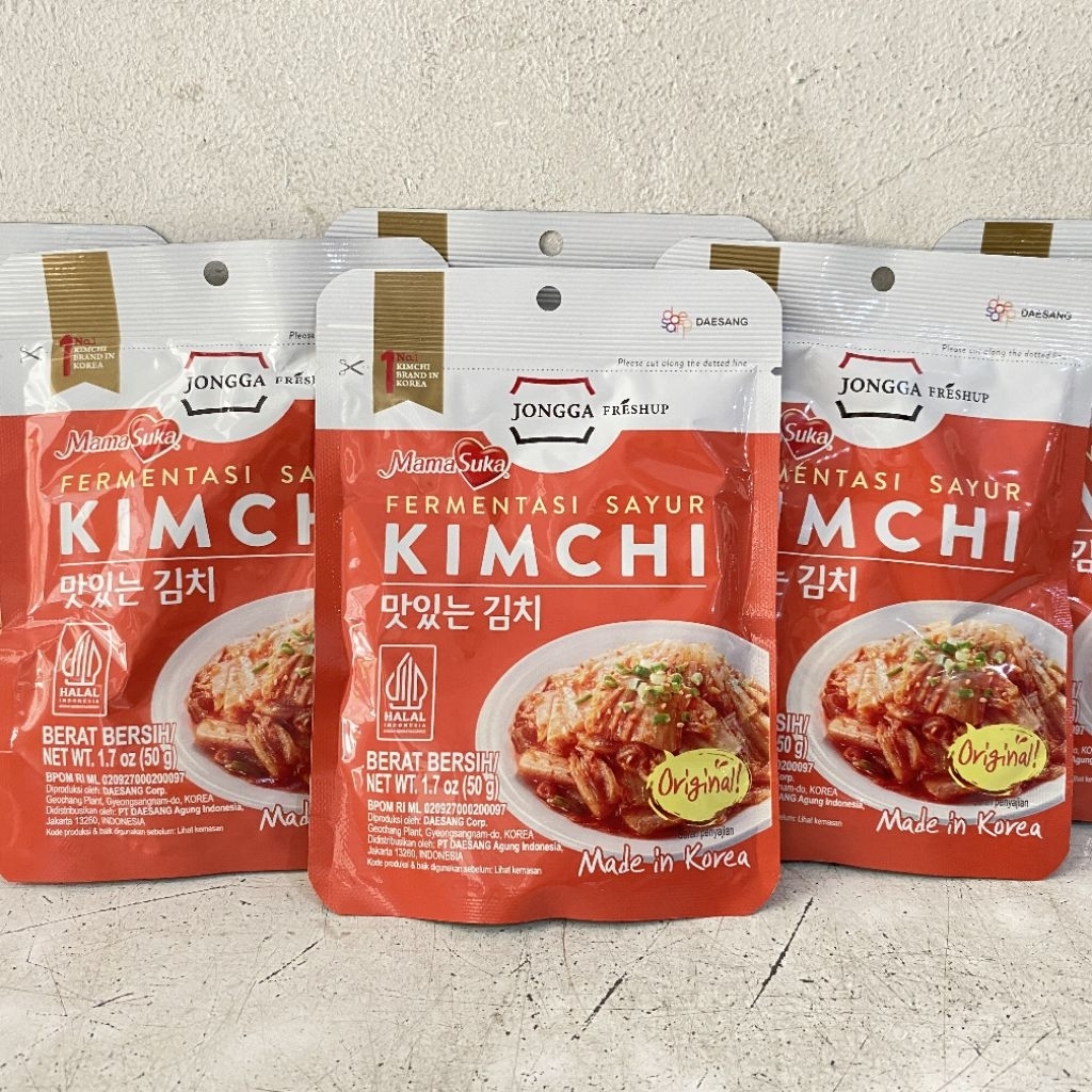 MamaSuka kimchi original 50 gram | kimchi korea | kimchi fermentasi sayur