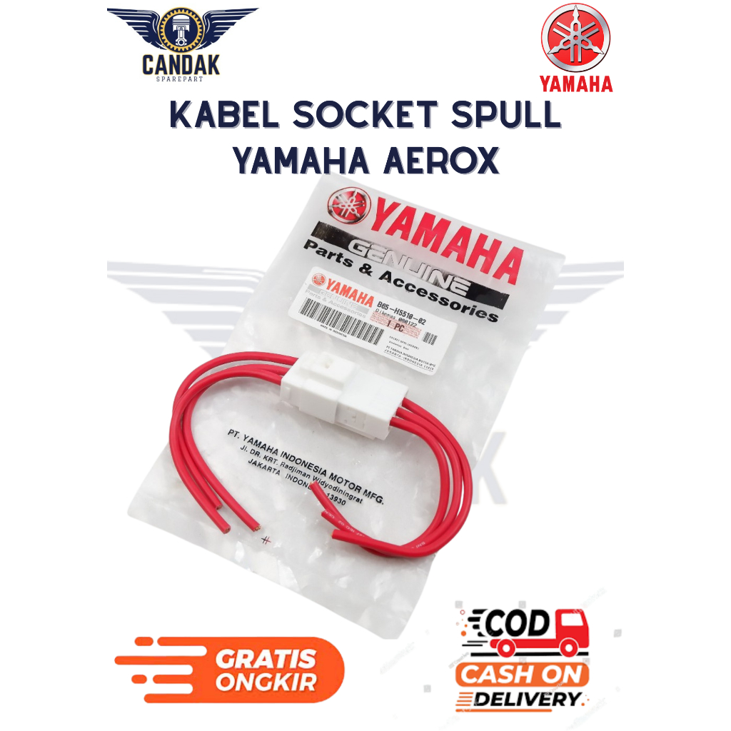 Kabel Socket Spul Motor Yamaha Aerox Original Yamaha (B65)