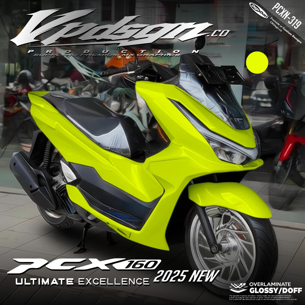 (COD)Decal Sticker PCX 160 2025 Full Body - Sticker Aksesoris Variasi Motor PCX 160 TERBARU Design P