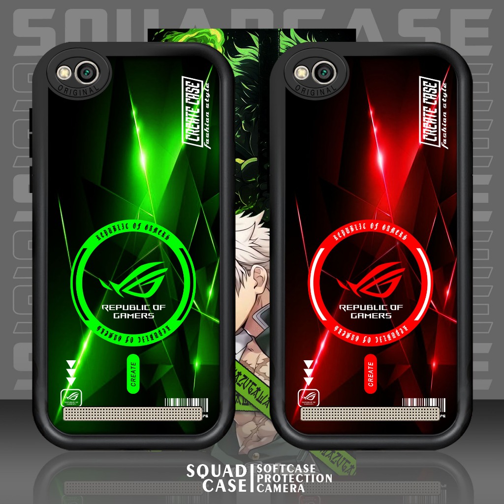 Case REDMI 5A  Motif ( ROG5 ) Cover Handphone Softcase Glossy Anti Jamur